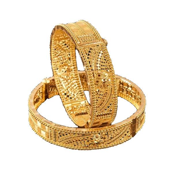Fancy Golden Bangles